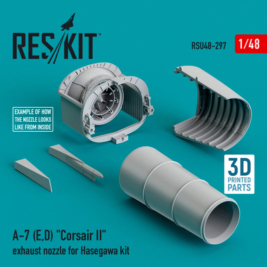 A-7 (E,D) "Corsair II" exhaust nozzle for Hasegawa kit (1/48)