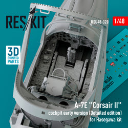 A-7E "Corsair II" cockpit early version (Detailed edition) for Hasegawa kit (3D Printed) (1/48)