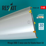 Mirage 2000-5 nose cone for Kinetic/Italeri kit (3D Printed) (1/48)