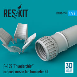 F-105 "Thunderchief" exhaust nozzle for Trumpeter kit (1/72)