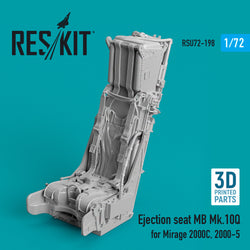 Ejection seat MB Mk.10Q for Mirage 2000C, 2000-5 (3D printing) (1/72)