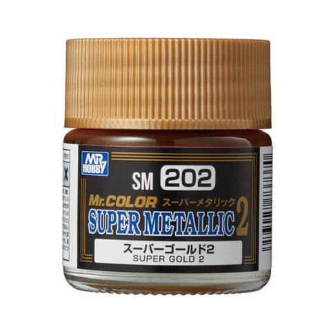 SM-202 Mr. Color Super Metallic Color II Super Gold II (10ml)
