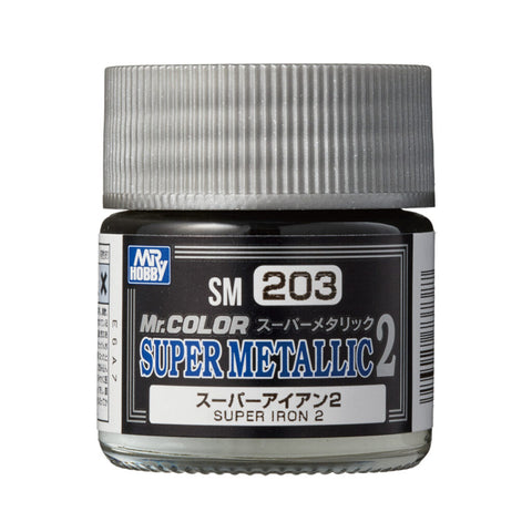 SM-203 Mr. Color Super Metallic Color II Super Iron II (10ml)