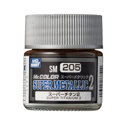 SM-205 Mr. Color Super Metallic Color II Super Titanium II (10ml)