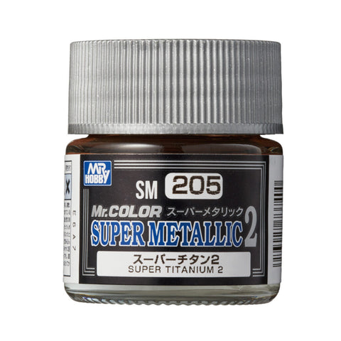SM-205 Mr. Color Super Metallic Color II Super Titanium II (10ml)