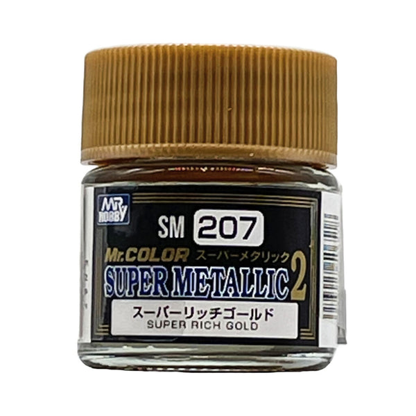 SM-207 Mr. Color Super Metallic Color II Super Rich Gold (10ml)