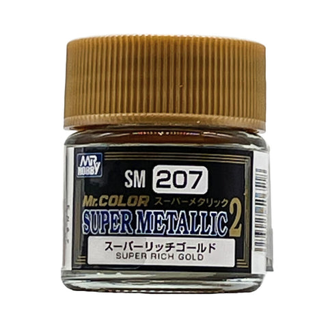 SM-207 Mr. Color Super Metallic Color II Super Rich Gold (10ml)