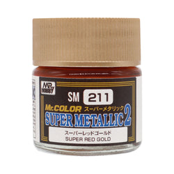 SM-211 Mr. Color Super Metallic Color II Super Red Gold (10ml)