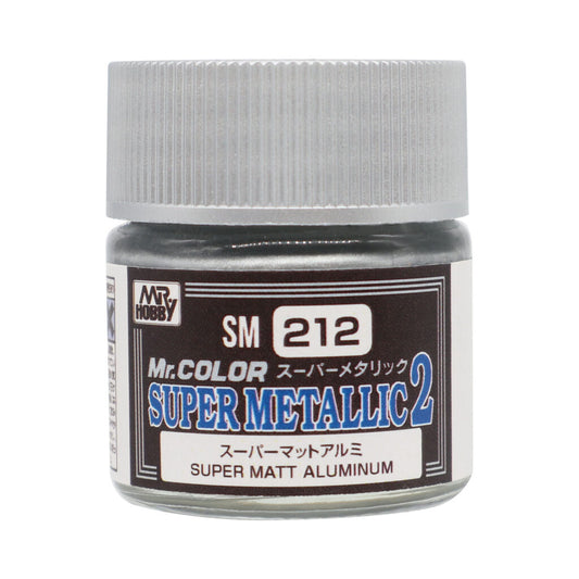 SM-212 Mr. Color Super Metallic Color II Super Mat Aluminium (10ml)