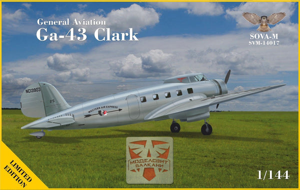 GA-43"Clark" airliner (Western Air Express, Swiss Air) 1/144