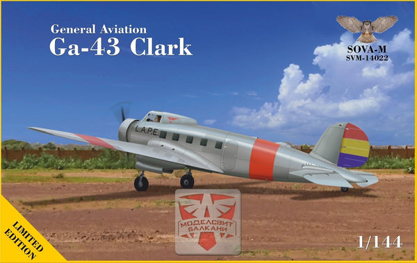 GA-43 "Clark" airliner (L.A.P.E., Manchurian Air Co.) 1/144