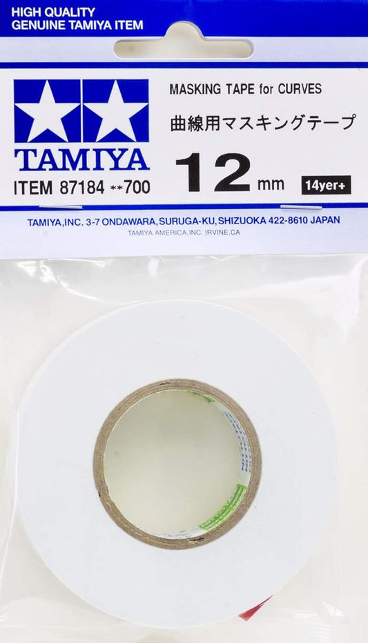 Ταινία Μασκαρίσματος Καμπύλων Tamiya (Πλάτους 12mm)