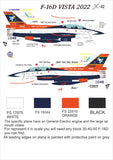 F-16D VISTA, Calspan - 2022 Hill AFB, Utah - 86048 - Scale 1/72