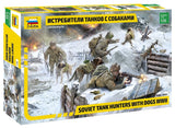 Soviet Tank Hunters with Dogs WWII (1/35)