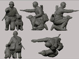 Soviet Tank Hunters with Dogs WWII (1/35)