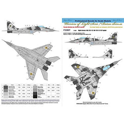 Decals Ukrainian Digital Falcons: MiG-29 (9-13)