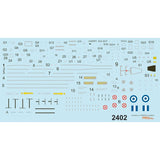 GREEK F-16 LOW VISIBILITY STENCILS - Scale 1/32