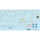 GREEK F-16 LOW VISIBILITY STENCILS - Scale 1/48