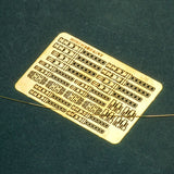 Metal fittings for wooden boxes, size M (1/35)