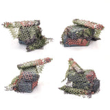 Сamo netting woodland NATO Barracuda / Russian Army type MKS (1/35)