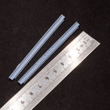 A chain with a rectangular link of 1x1.5 mm, 0.2mm thick, size S
