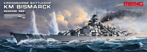 German Battleship Bismarck 1/700