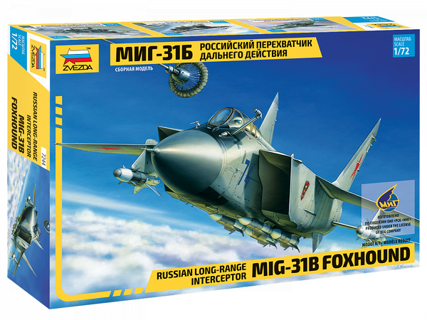 Russian long-range interceptor MIG-31B Foxhound (1/72)