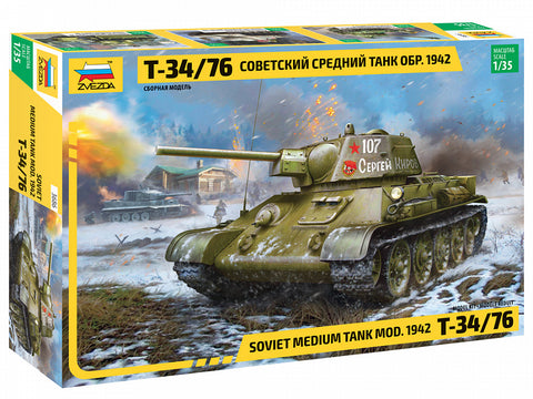 Soviet medium tank T-34/76 mod. 1942 (1/35)