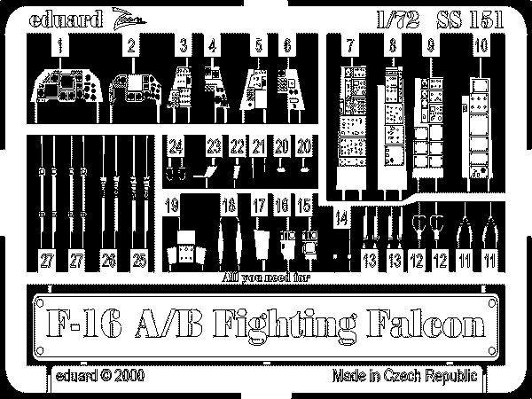 F-16 A/B 1/72