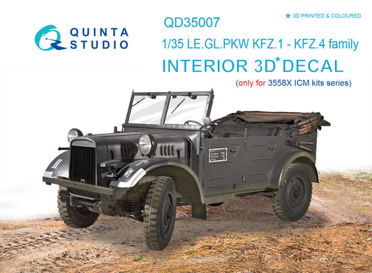 KFZ 1-4 Interior (for ICM kits)