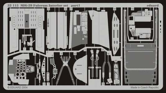 MiG-29 Fulcrum interior 1/32 (Revell)