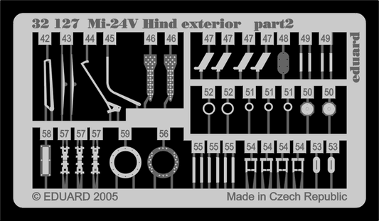 Mi-24V Hind exterior 1/35 (Trumpeter)