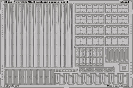 Swordfish Mk.II bombs and rockets