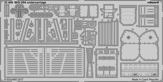 MiG-29A undercarriage 1/32 (Trumpeter)
