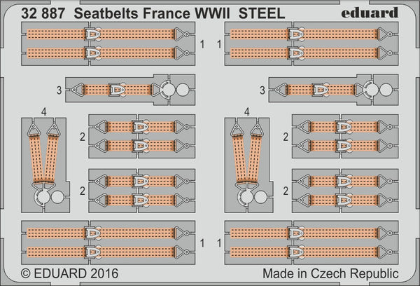 Seatbelts France WWII STEEL (1/32)