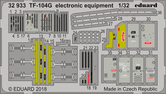 TF-104G electronic equipment 1/32 (Italeri)