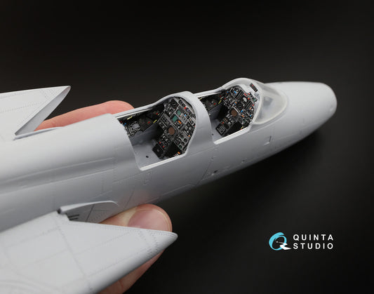 F-105G 3D-Printed & coloured Interior on decal paper (for HobbyBoss kit)