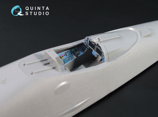 SU-57 - 3D-Printed & coloured Interior for Zvezda (grey & blue panels)