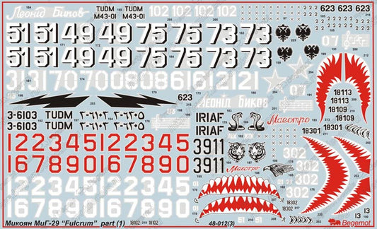 Mikoyan MiG-29 Marking - Part 1