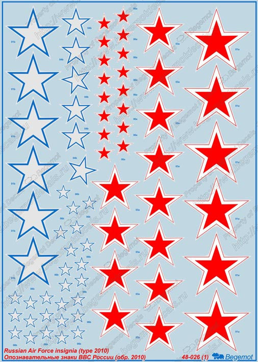 Russian Air Force insignia (Τype 2010)