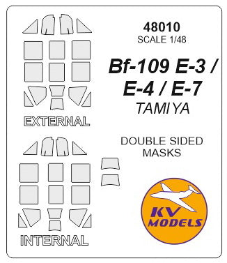 Bf-109E-4/7 Trop (double sided) Masks (Tamiya)