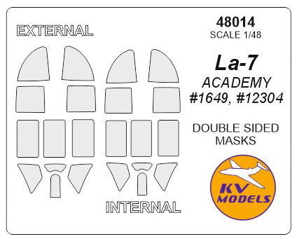 La-7 (double sided) masks (Academy)