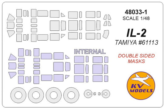 IL-2 (TAMIYA) - (Double sided) + wheels masks