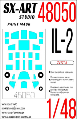 Paint mask Il-2 (Zvezda) 1/48