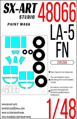 Paint mask La-5FN (Zvezda) 1/48