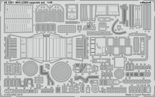 MiG-23BN upgrade set 1/48 (for Eduard)