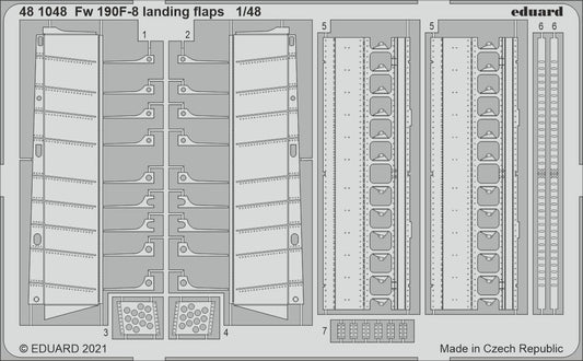 Fw 190F-8 landing flaps 1/48 (for Eduard)