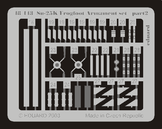 Su-25K Frogfoot armament 1/48 (for Kopro)