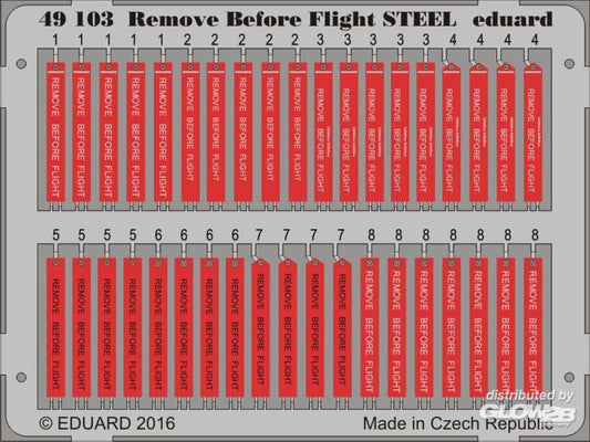 Remove Before Flight STEEL