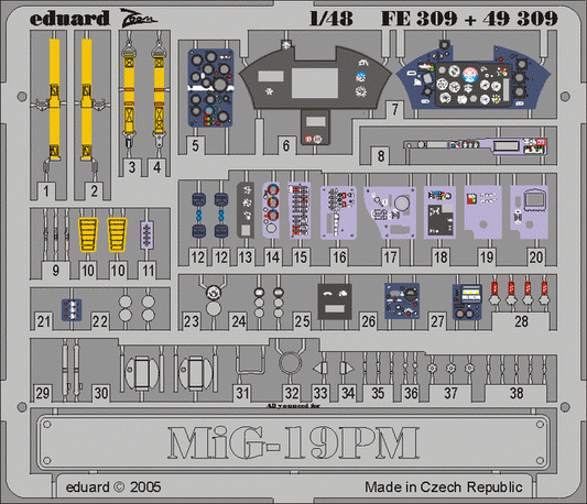 MiG-19PM 1/48 (for Trumpeter)